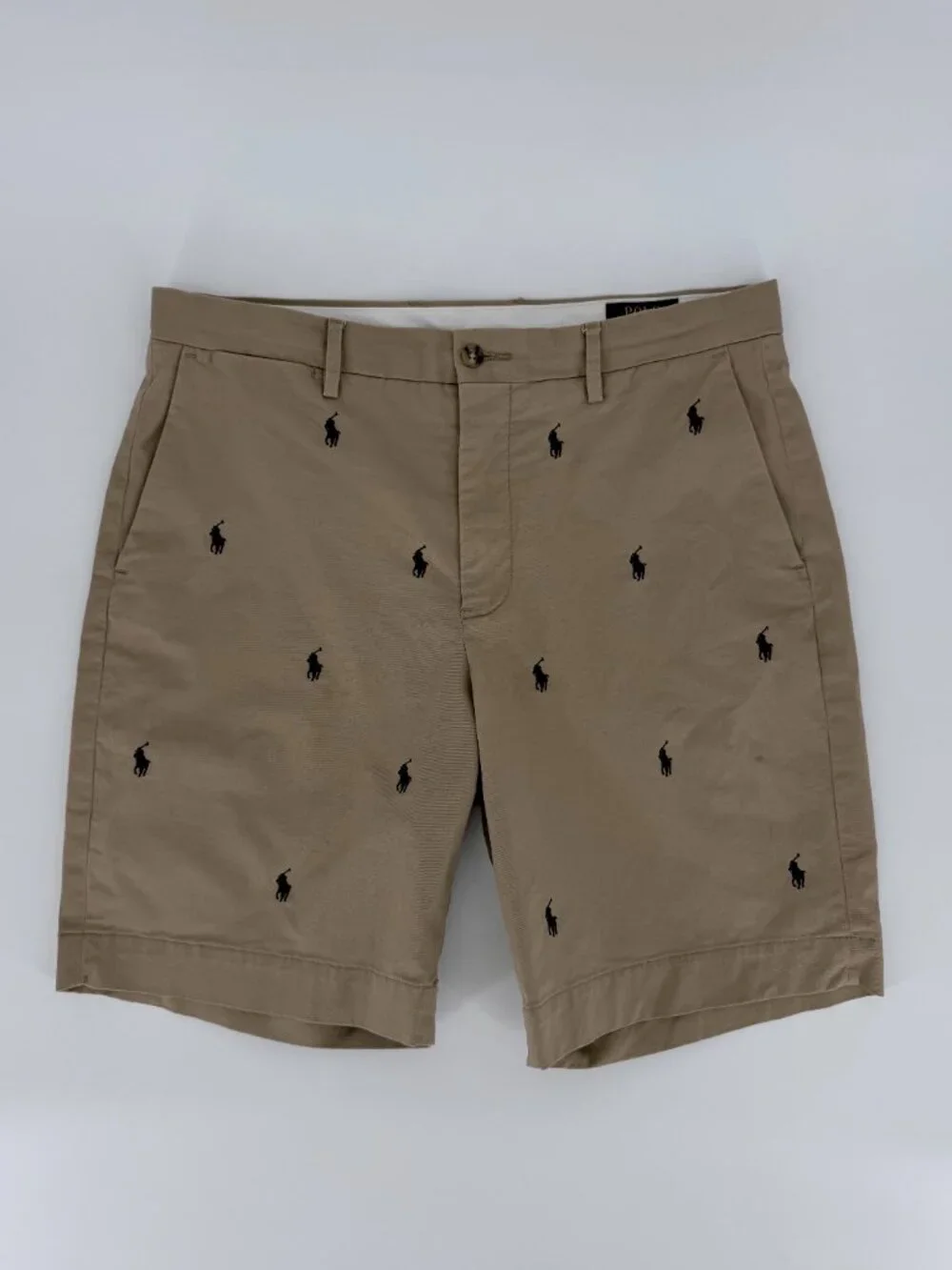 Polo Ralph Lauren Stretch Classic Fit Pony Embroidered Chino Shorts 33